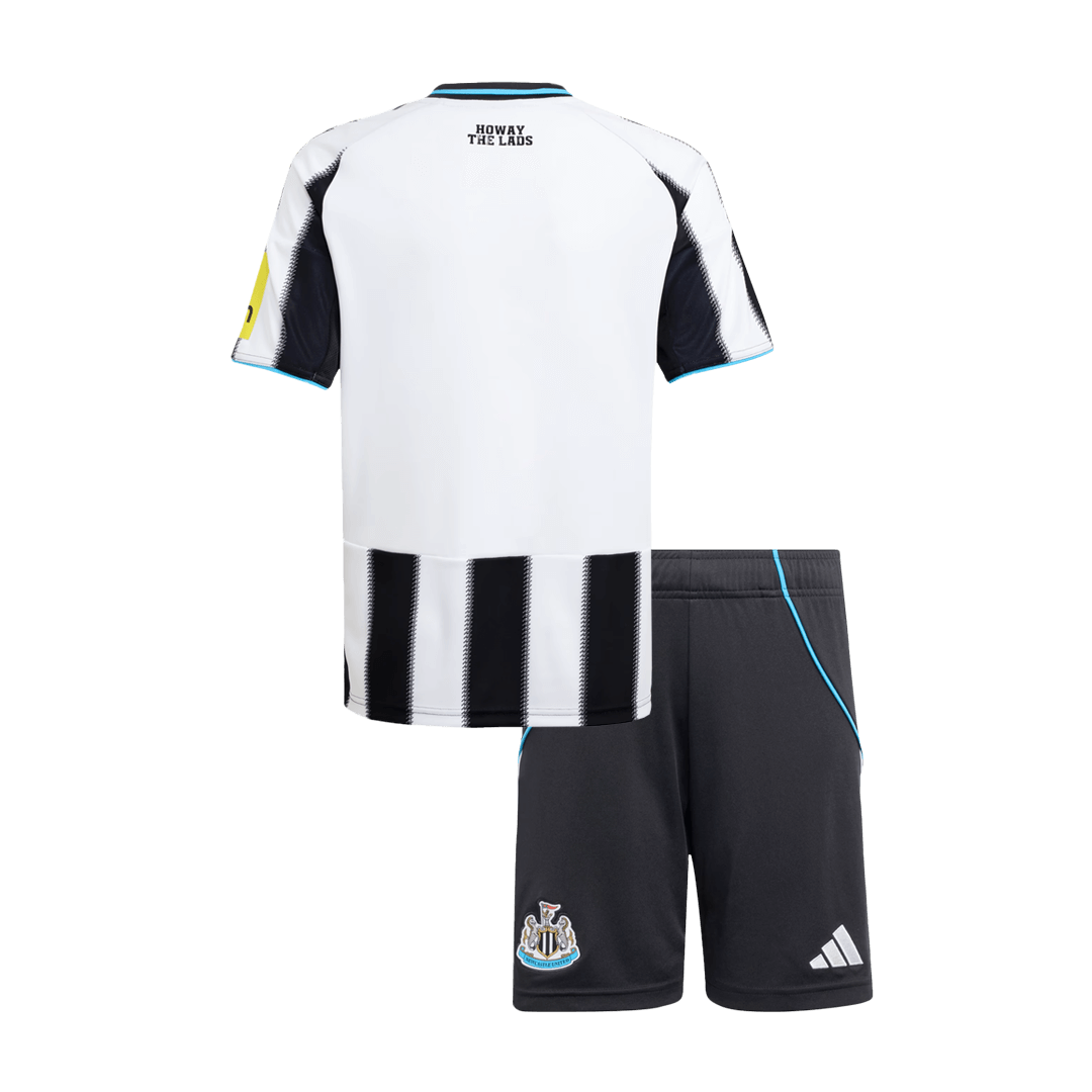 Kid's Newcastle United Home Soccer Jersey Kit(Jersey+Shorts) 2025/26 - Soccerdeal