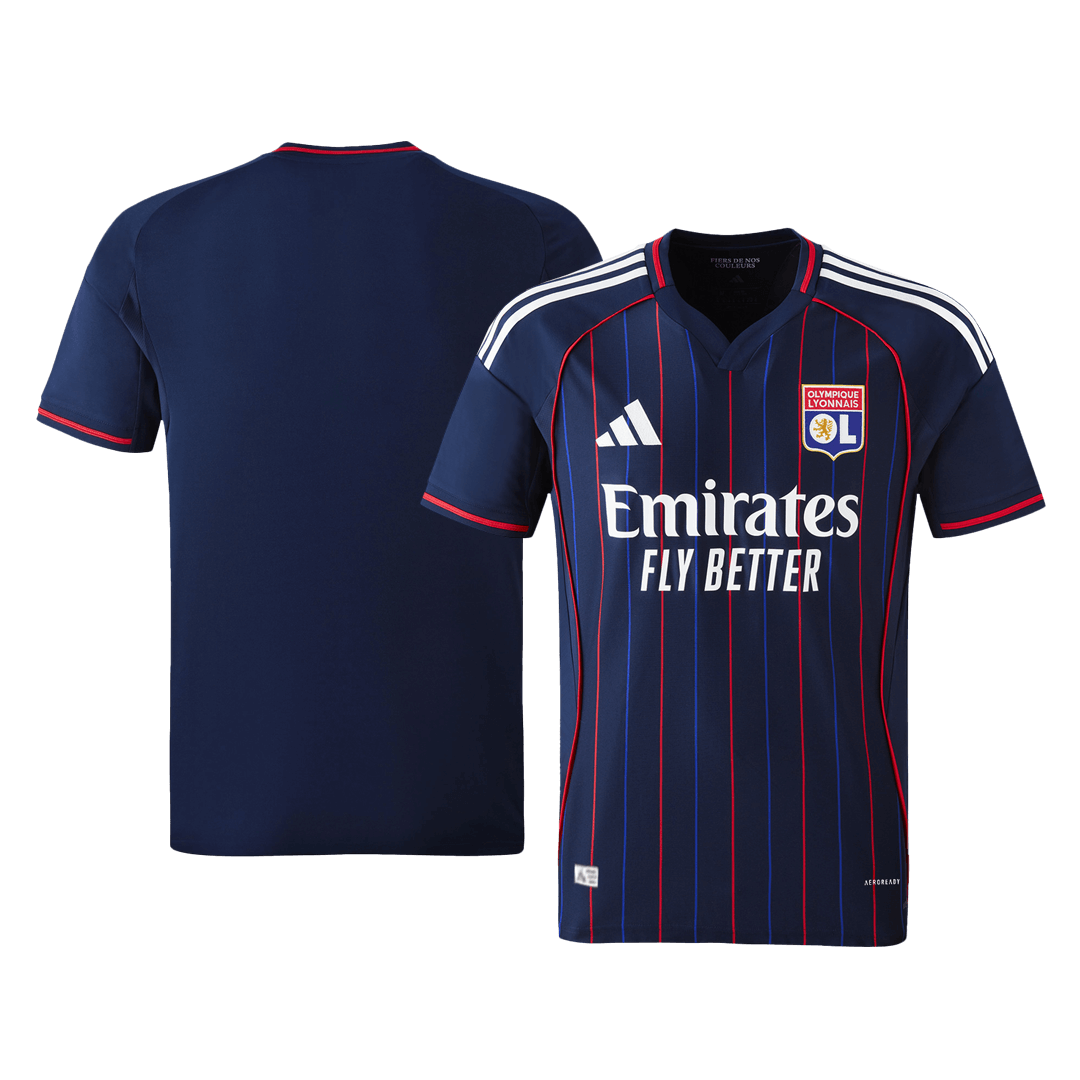 Authentic Olympique Lyonnais Away Soccer Jersey 2025/26 - Soccerdeal