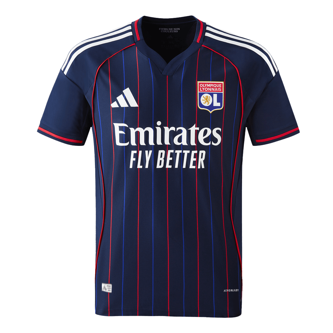 Authentic Olympique Lyonnais Away Soccer Jersey 2025/26 - Soccerdeal
