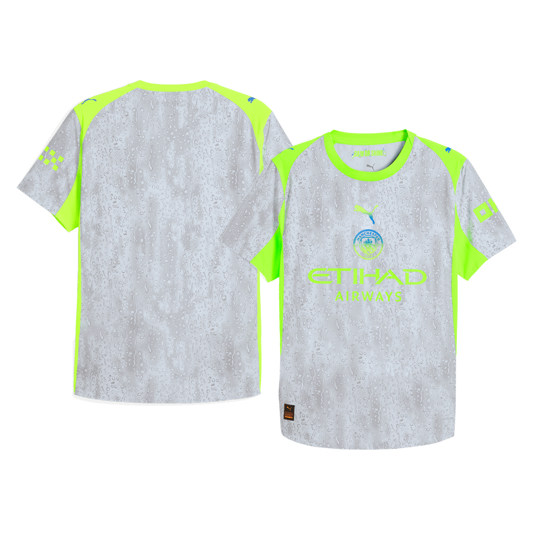 Manchester City Third Away Soccer Jersey 2025/26 Player Version - Soccerdeal