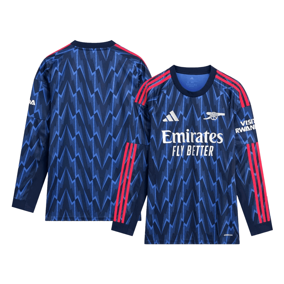 Arsenal Away Long Sleeve Soccer Jersey 2025/26 - Soccerdeal