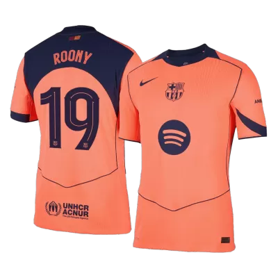 Authentic ROONY #19 Barcelona Third Away Soccer Jersey 2025/26 - UCL - Soccerdeal