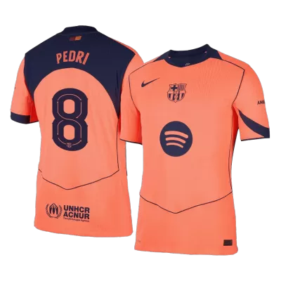 Authentic PEDRI #8 Barcelona Third Away Soccer Jersey 2025/26 - UCL - Soccerdeal