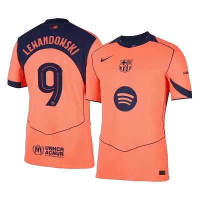 Authentic LEWANDOWSKI #9 Barcelona Third Away Soccer Jersey 2025/26 - UCL - Soccerdeal