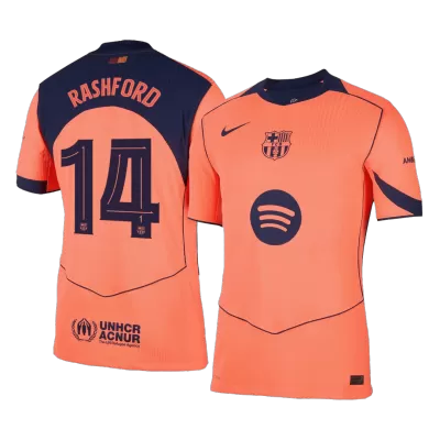 Authentic RASHFORD #14 Barcelona Third Away Soccer Jersey 2025/26 - UCL - Soccerdeal