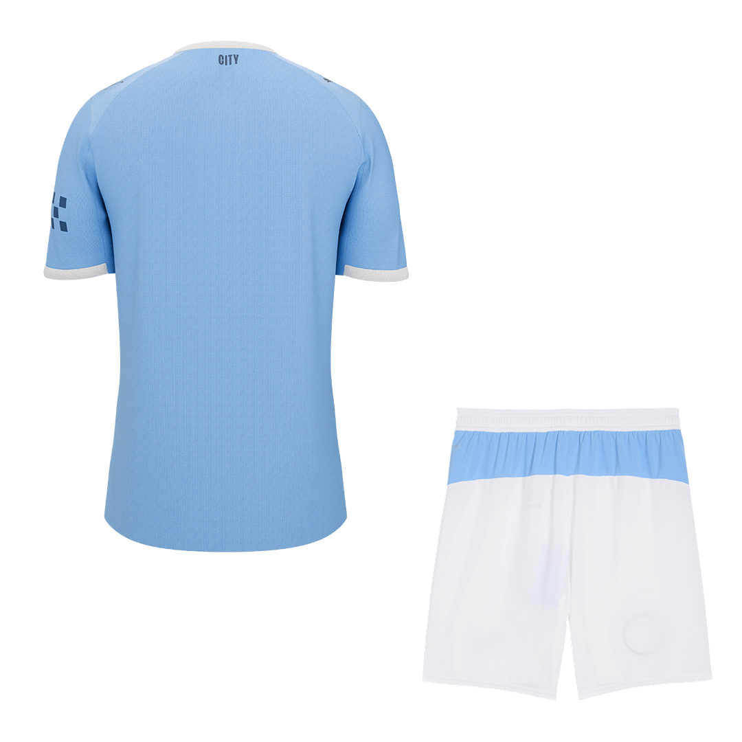 Manchester City Home Soccer Jersey Kit(Jersey+Shorts) 2025/26 - Soccerdeal