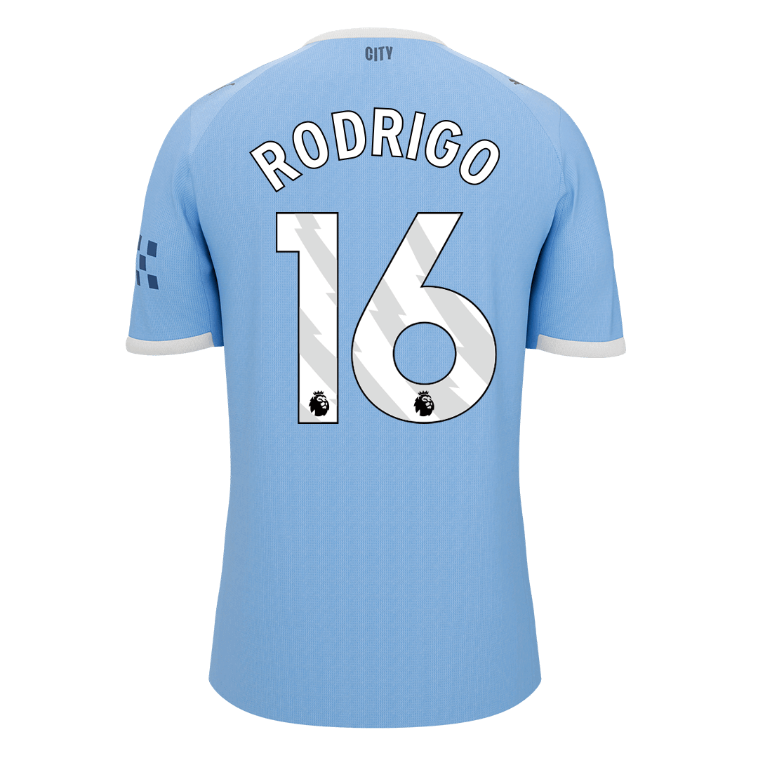 RODRIGO #16 Manchester City Home Soccer Jersey 2025/26 - Soccerdeal