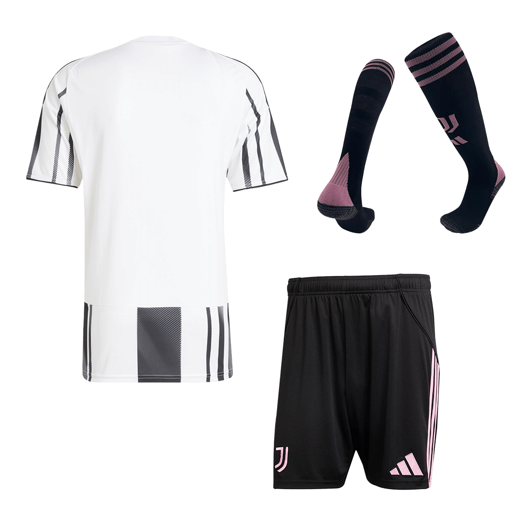 Juventus Home Soccer Jersey Kit(Jersey+Shorts+Socks) 2025/26 - Soccerdeal