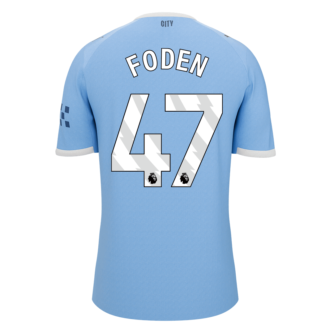 FODEN #47 Manchester City Home Soccer Jersey 2025/26 - Soccerdeal