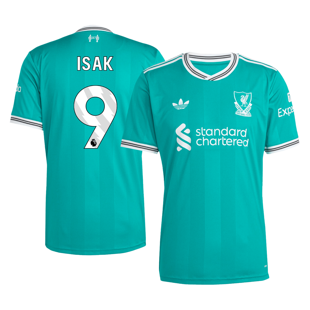ISAK #9 Liverpool Third Away 2025/26 - Soccerdeal