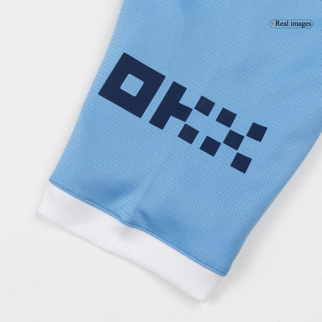 Manchester City Home Soccer Jersey Kit(Jersey+Shorts+Socks) 2025/26 - Soccerdeal