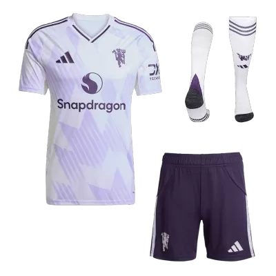 Manchester United Away Soccer Jersey Kit(Jersey+Shorts+Socks) 2025/26 - Soccerdeal