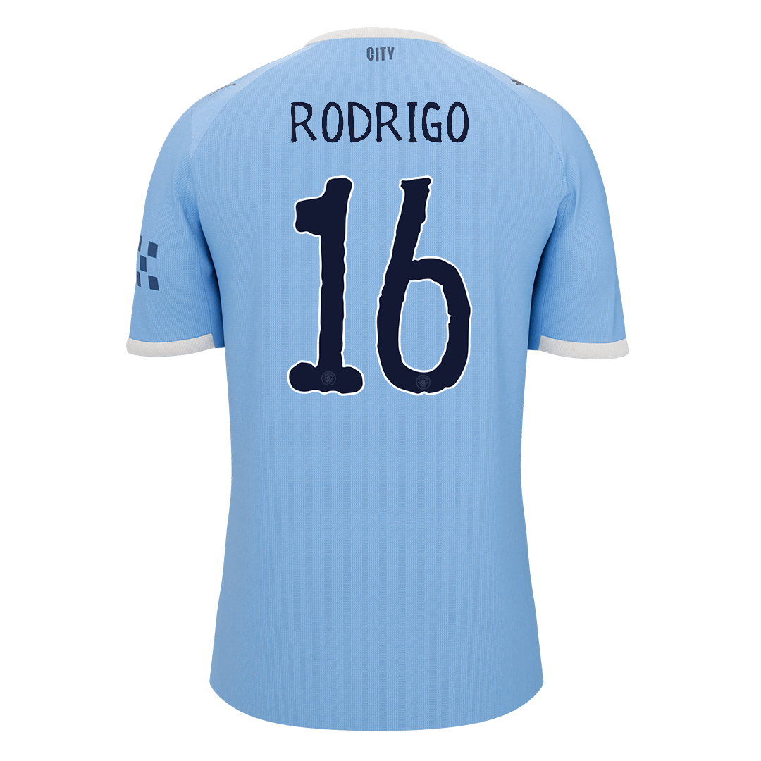 RODRIGO #16 Manchester City Home Soccer Jersey 2025/26 - Soccerdeal