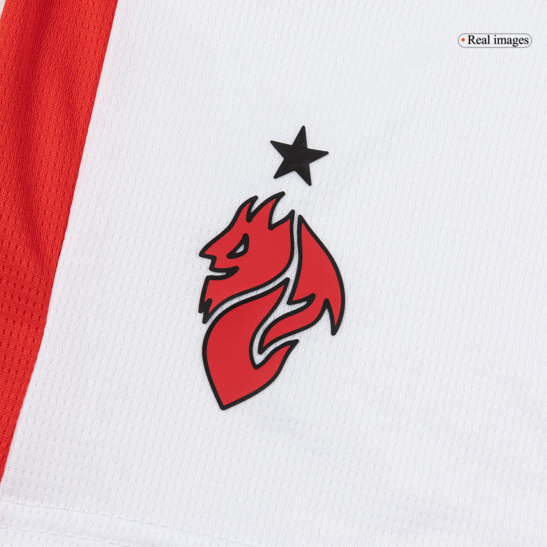 Kid's AC Milan Away Soccer Jersey Kit(Jersey+Shorts+Socks) 2025/26 - Soccerdeal