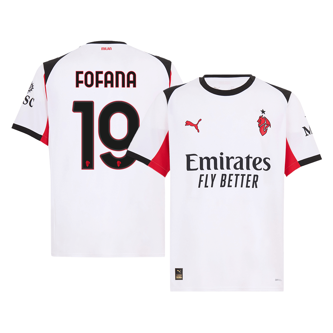 FOFANA #19 AC Milan Away Soccer Jersey 2025/26 - Soccerdeal