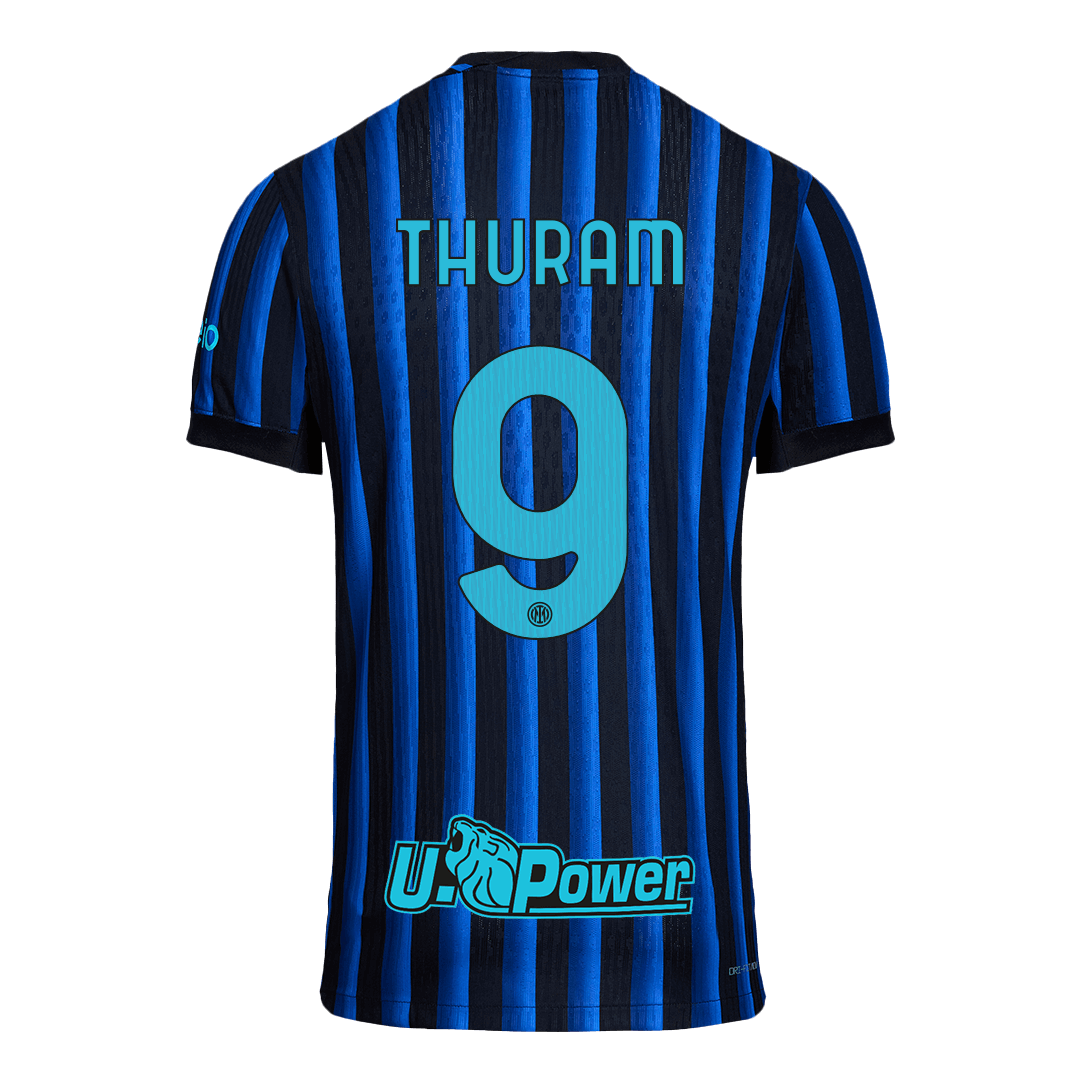 Authentic THURAM #9 Inter Milan Home Soccer Jersey 2025/26 - Soccerdeal