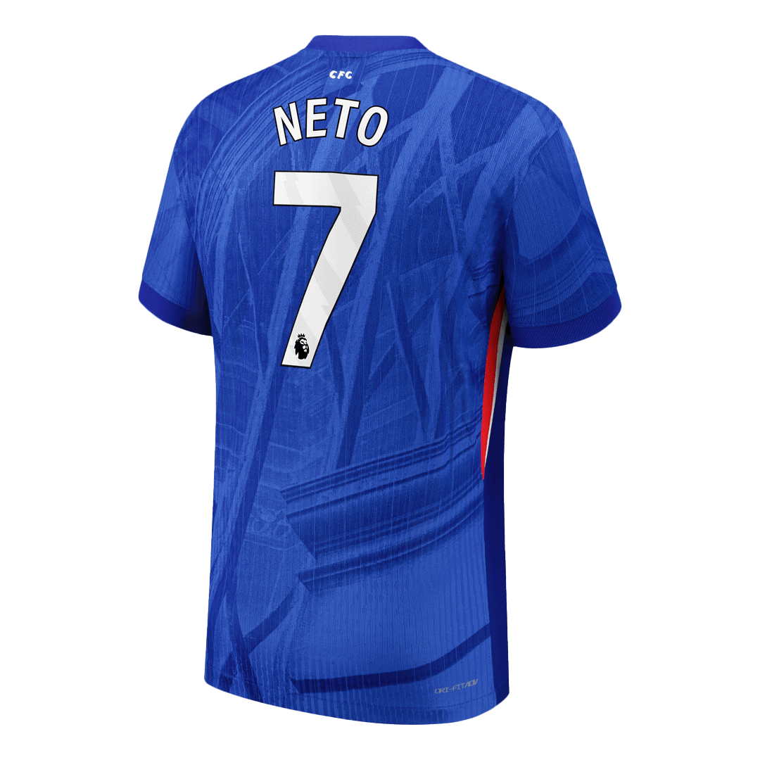 NETO #7 Chelsea Home Soccer Jersey 2025/26 Player Version - Soccerdeal