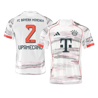 Authentic UPAMECANO #2 Bayern Munich Away Soccer Jersey 2025/26 - Soccerdeal