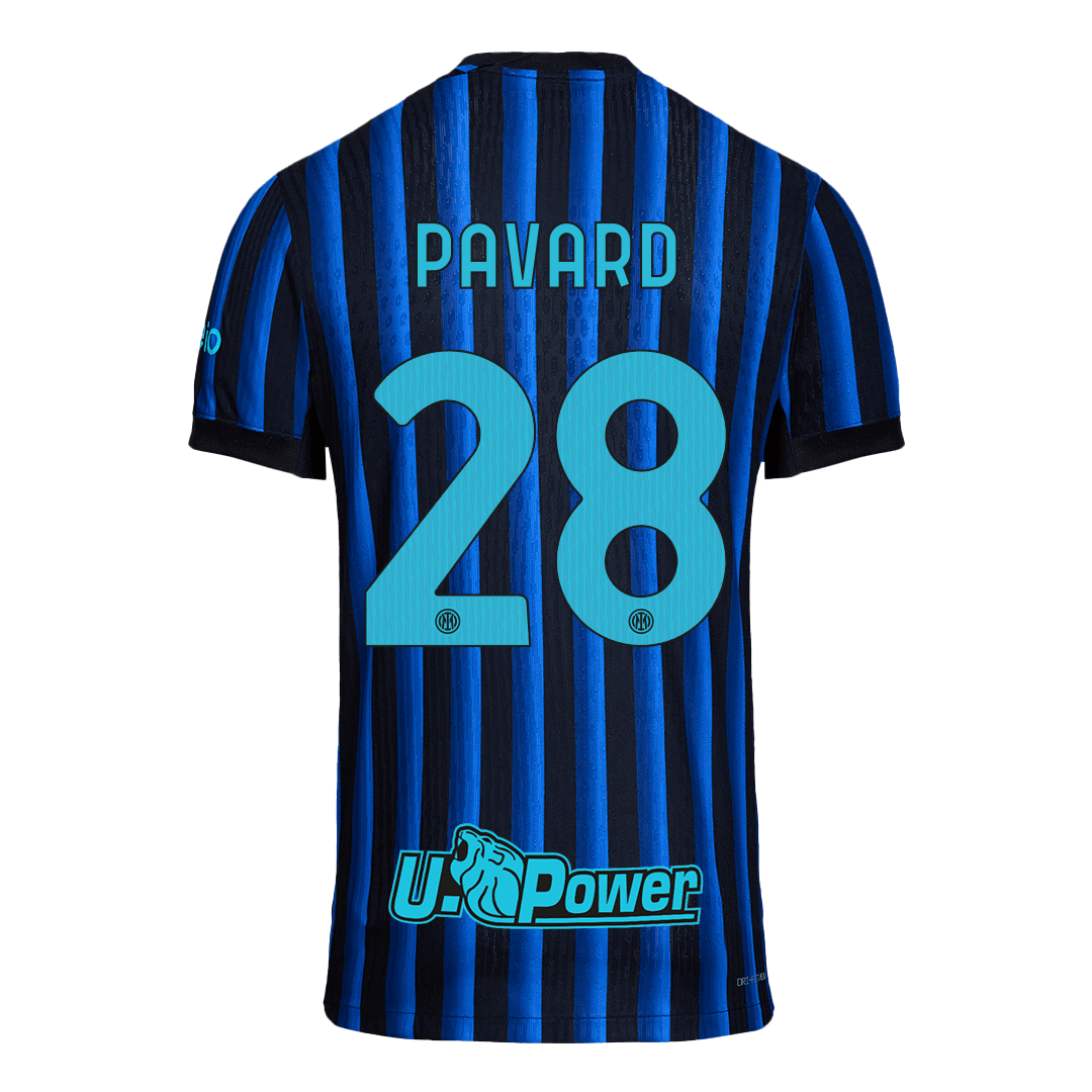 Authentic PAVARD #28 Inter Milan Home Soccer Jersey 2025/26 - Soccerdeal
