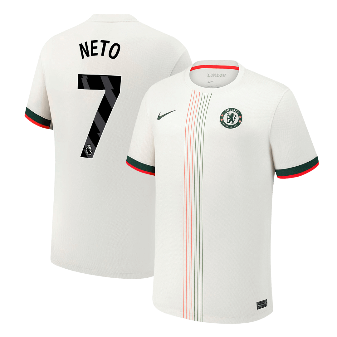 NETO #7 Chelsea Away Soccer Jersey 2025/26 - Soccerdeal
