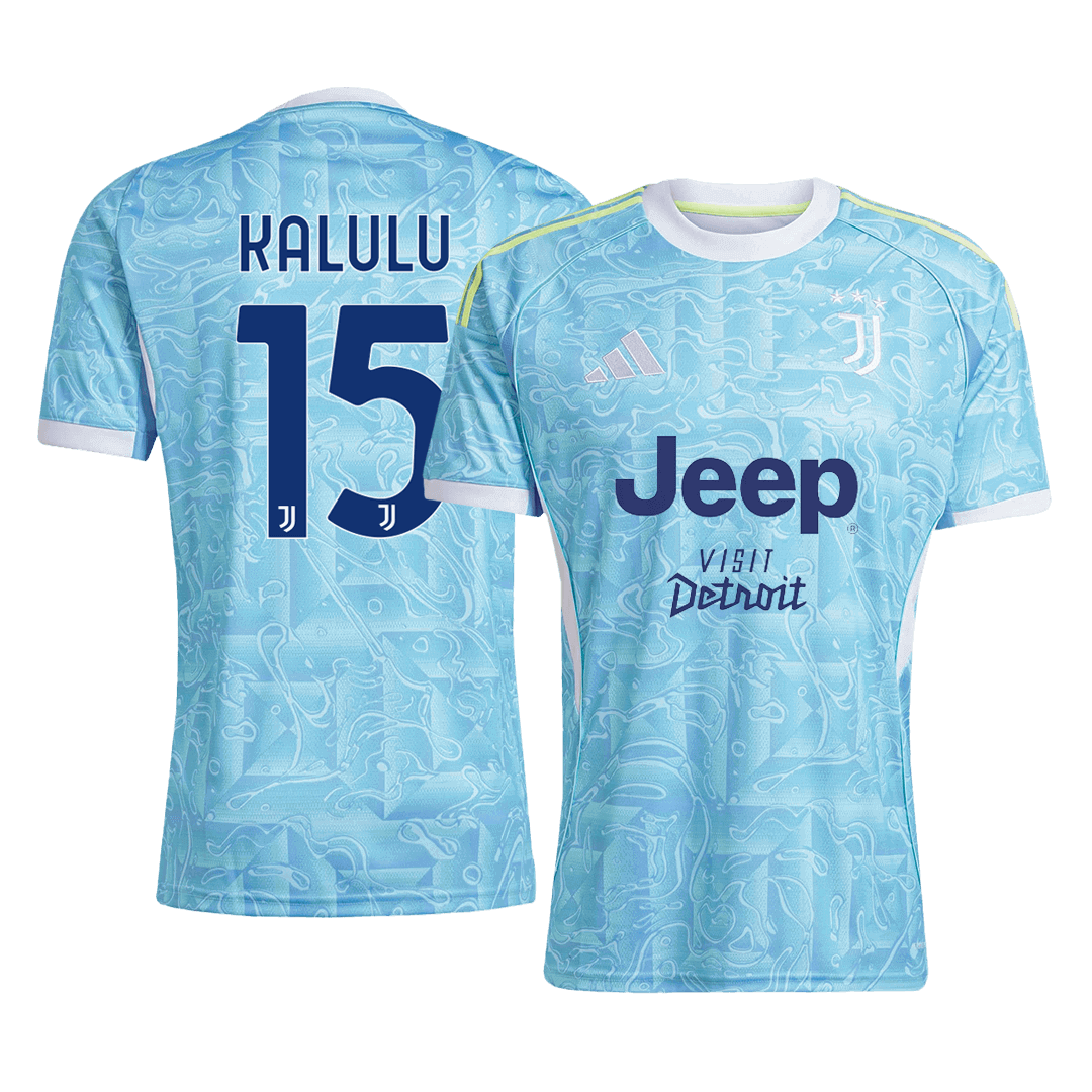 KALULU #15 Juventus Away Soccer Jersey 2025/26 - Soccerdeal