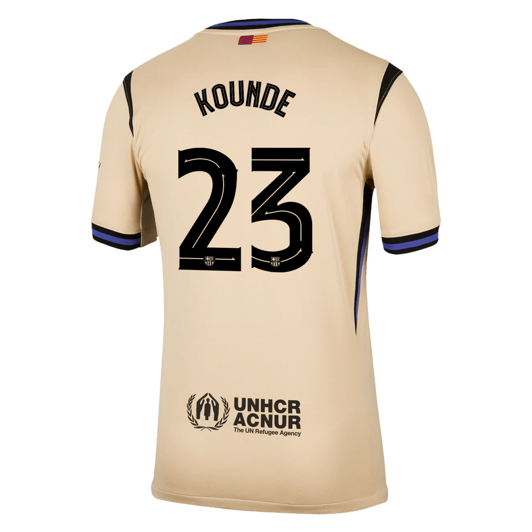 KOUNDE #23 Barcelona Away Soccer Jersey 2025/26 -UCL - Soccerdeal