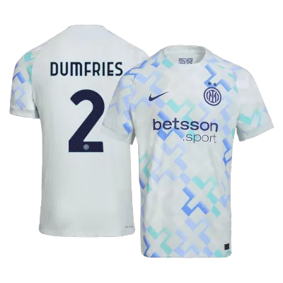 Authentic DUMFRIES #2 Inter Milan Away Soccer Jersey 2025/26 - Soccerdeal