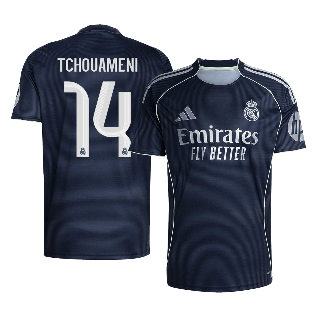 TCHOUAMENI #14 Real Madrid Away Soccer Jersey 2025/26 - Soccerdeal