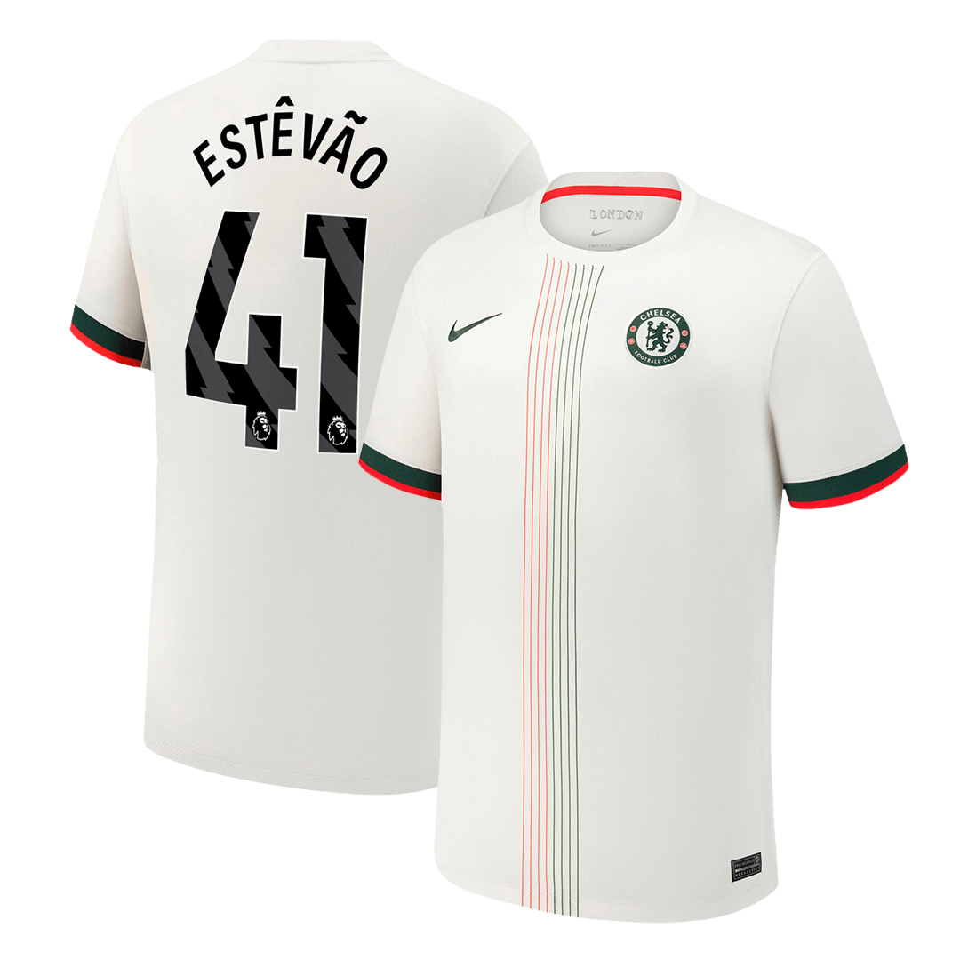 ESTÊVÃO #41 Chelsea Away Soccer Jersey 2025/26 - Soccerdeal