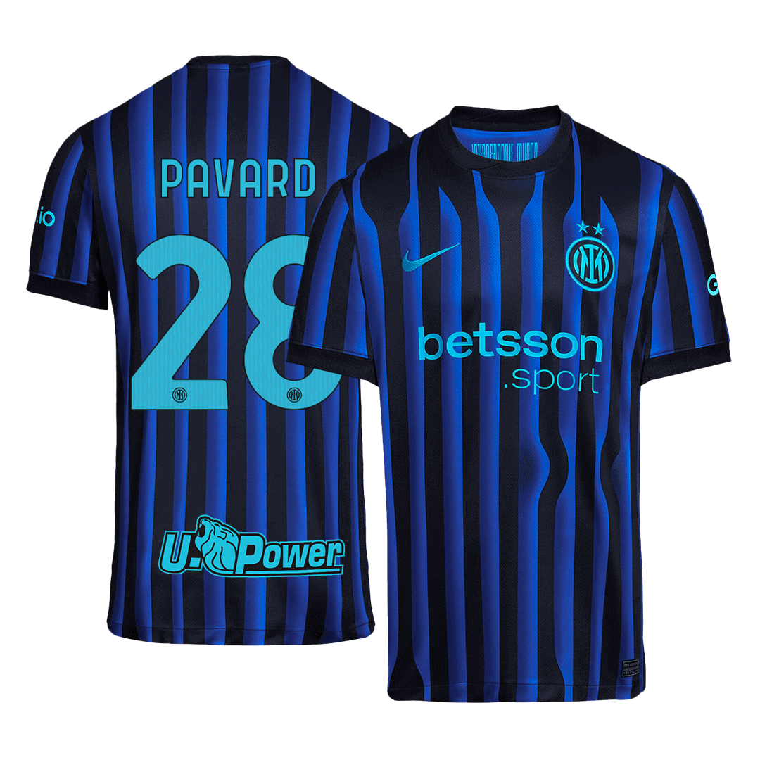 PAVARD #28 Inter Milan Home Soccer Jersey 2025/26 - Soccerdeal