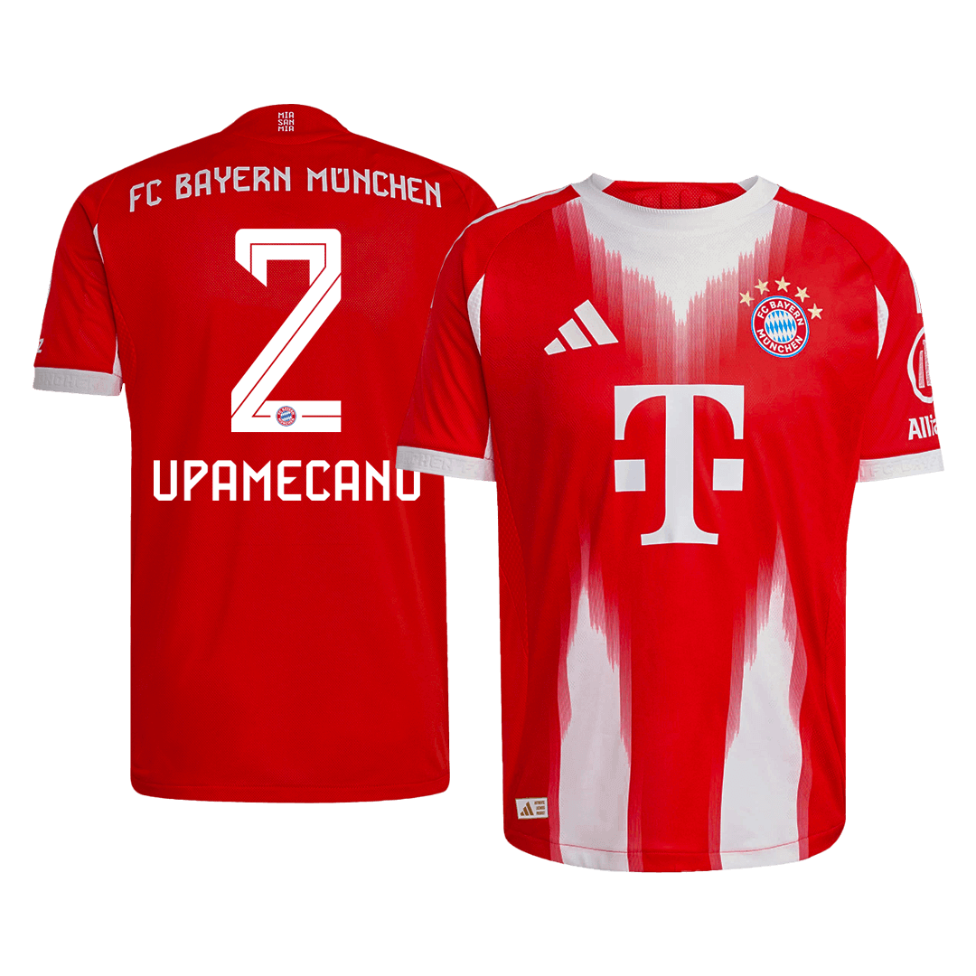 UPAMECANO #2 Bayern Munich Home Soccer Jersey 2025/26 Player Version - Soccerdeal