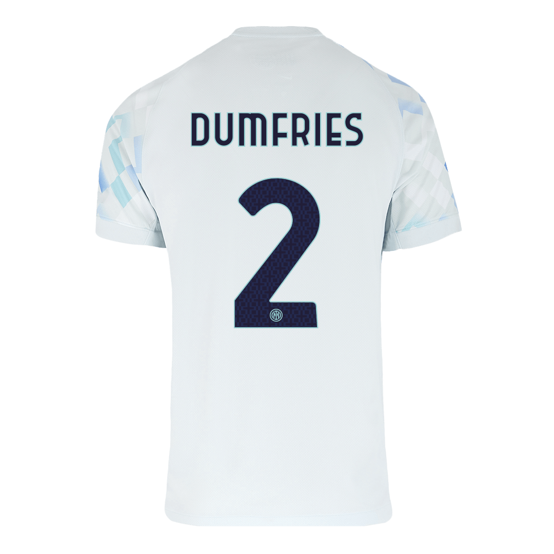 DUMFRIES #2 Inter Milan Away Soccer Jersey 2025/26 - Soccerdeal