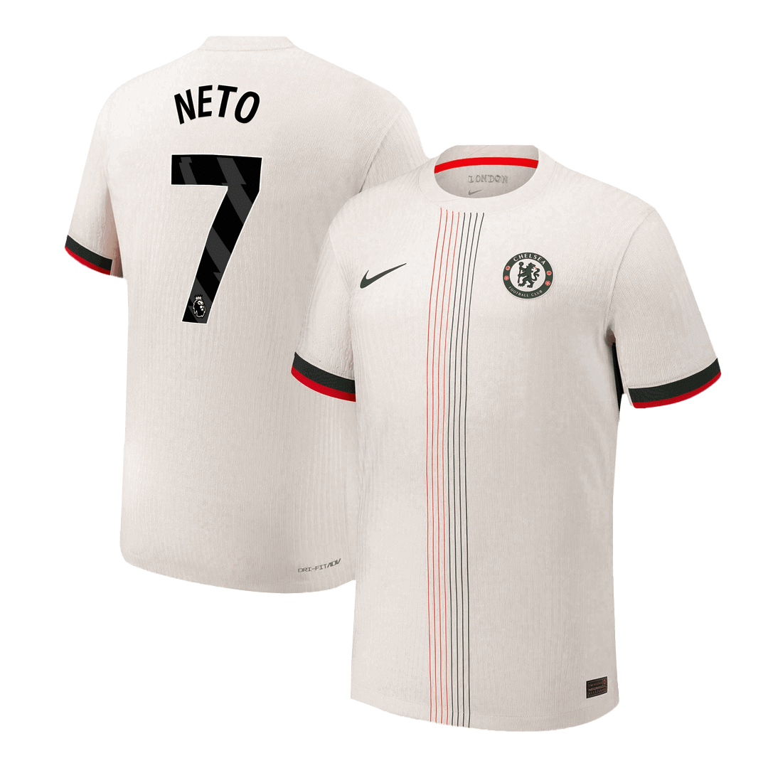 NETO #7 Chelsea Away Soccer Jersey 2025/26 Player Version - Soccerdeal