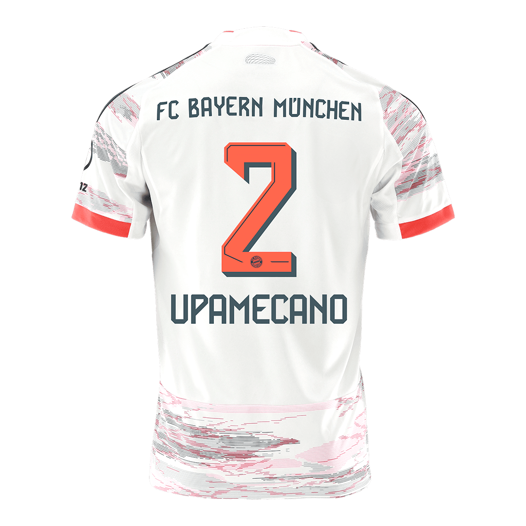 UPAMECANO #2 Bayern Munich Away Soccer Jersey 2025/26 - Soccerdeal
