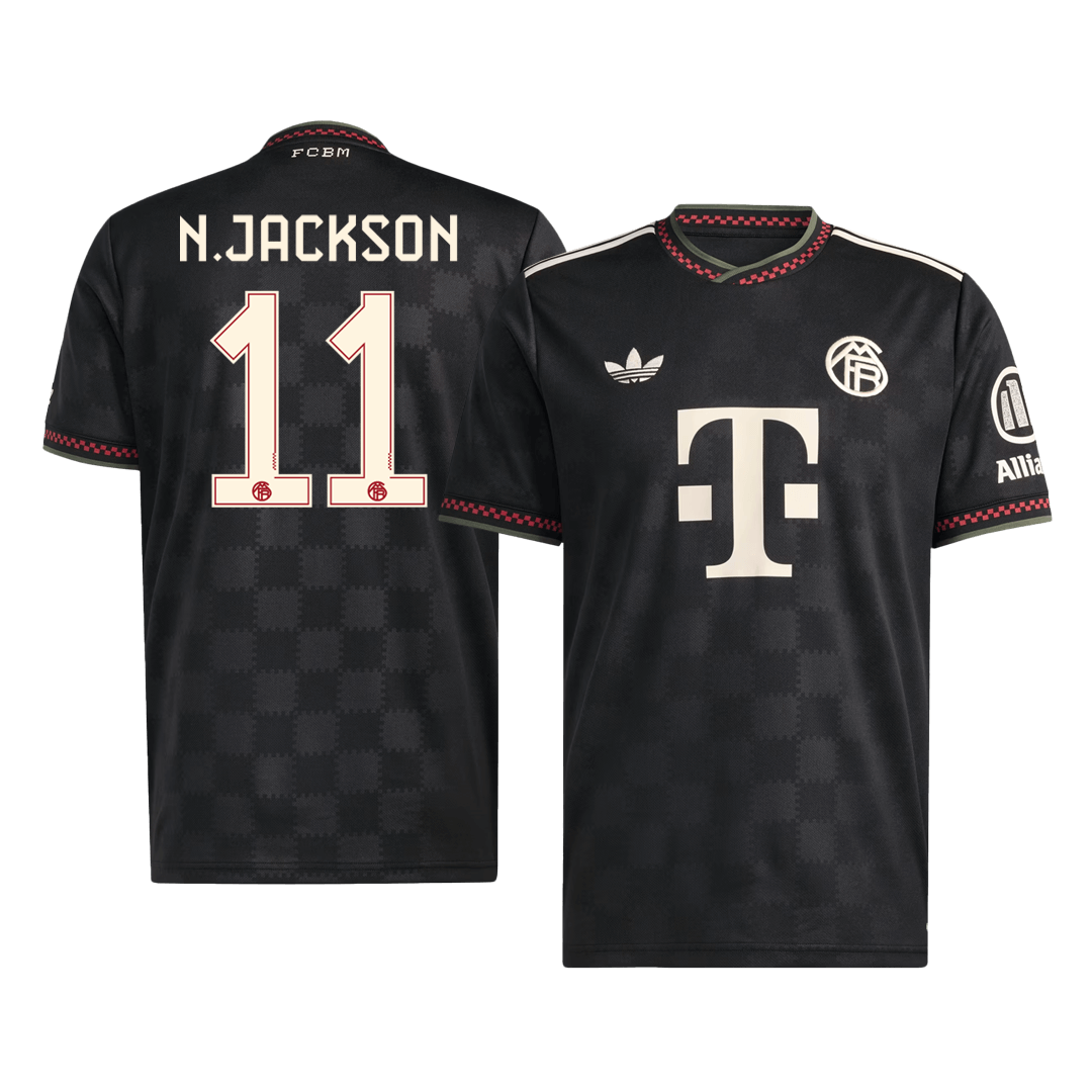 N.JACKSON #11 Bayern Munich Third Away Soccer Jersey 2025/26 - Soccerdeal