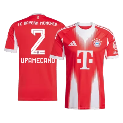 UPAMECANO #2 Bayern Munich Home Soccer Jersey 2025/26 - Soccerdeal
