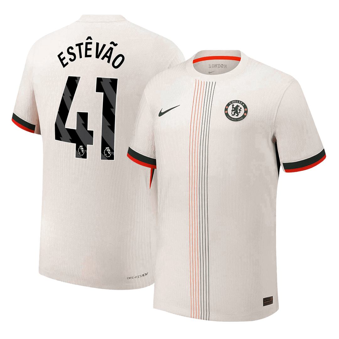 ESTÊVÃO #41 Chelsea Away Soccer Jersey 2025/26 Player Version - Soccerdeal