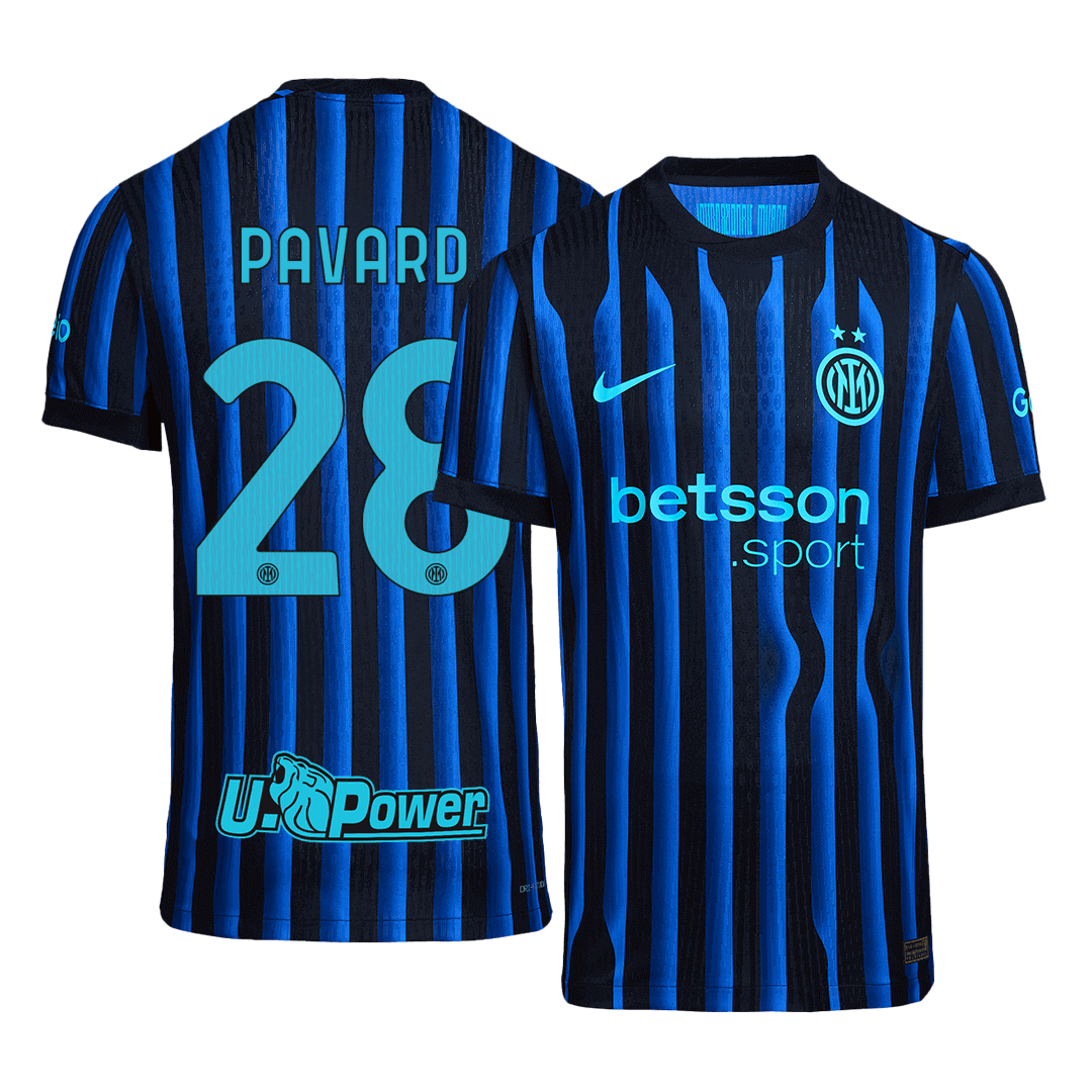 Authentic PAVARD #28 Inter Milan Home Soccer Jersey 2025/26 - Soccerdeal