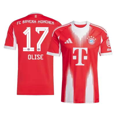 OLISE #17 Bayern Munich Home Soccer Jersey 2025/26 - Soccerdeal