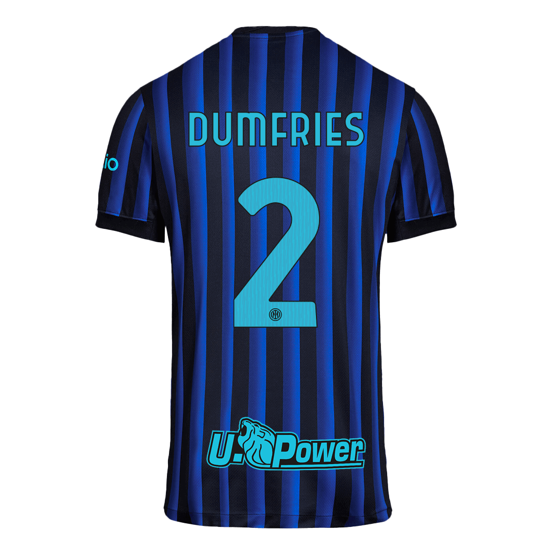 DUMFRIES #2 Inter Milan Home Soccer Jersey 2025/26 - Soccerdeal