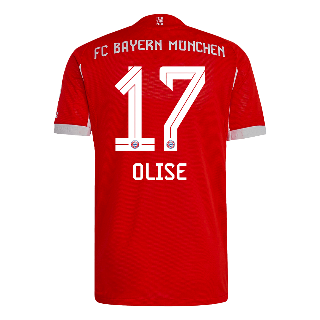 OLISE #17 Bayern Munich Home Soccer Jersey 2025/26 Player Version - Soccerdeal