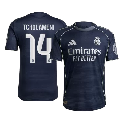 Authentic TCHOUAMENI #14 Real Madrid Away Soccer Jersey 2025/26 - Soccerdeal