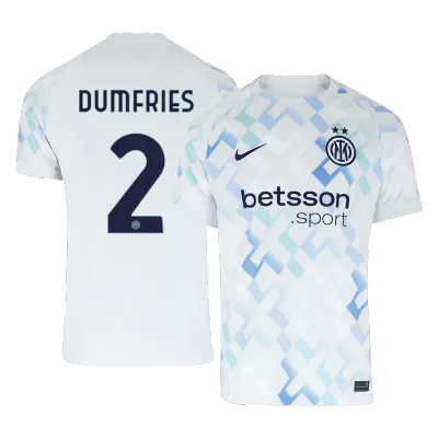 DUMFRIES #2 Inter Milan Away Soccer Jersey 2025/26 - Soccerdeal