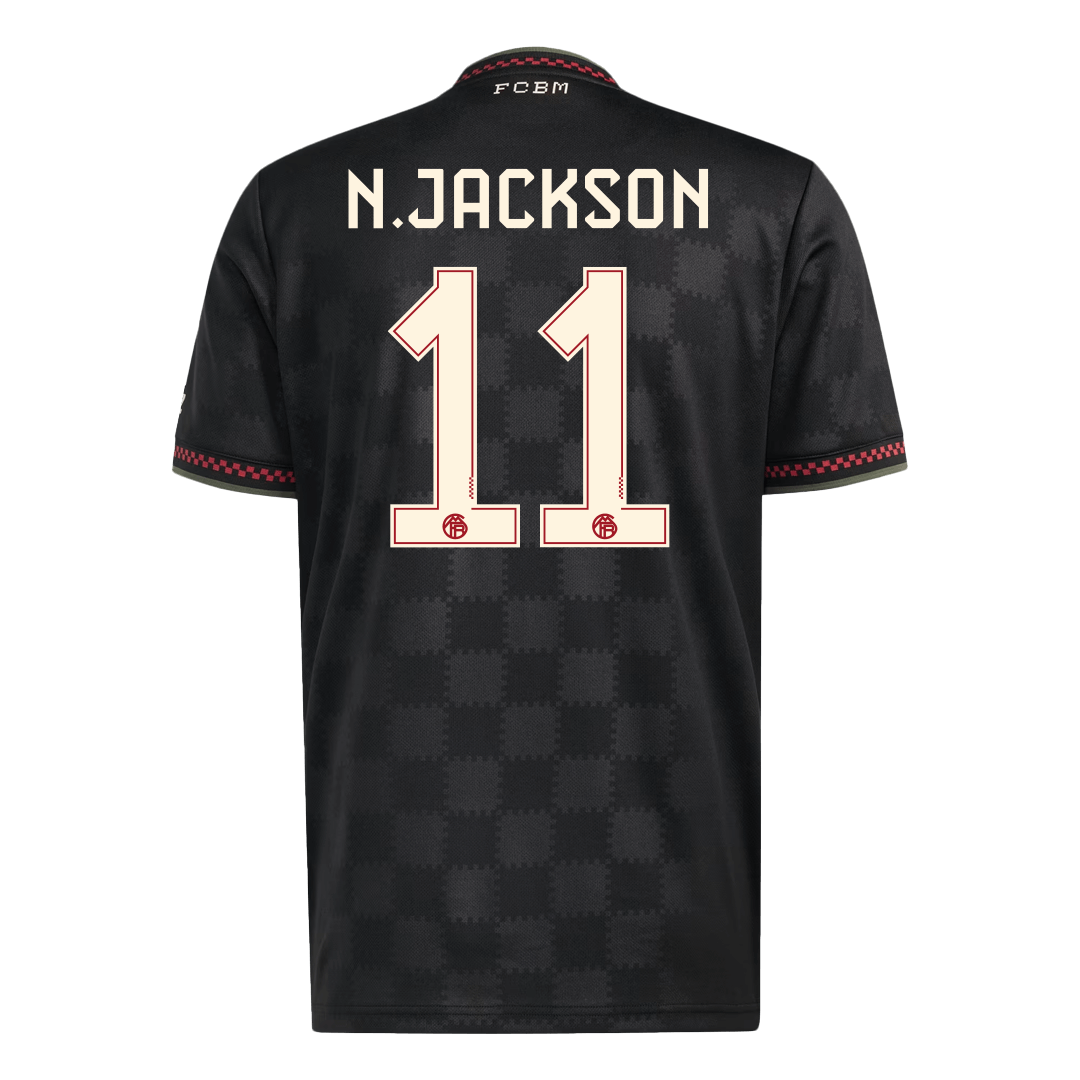 N.JACKSON #11 Bayern Munich Third Away Soccer Jersey 2025/26 - Soccerdeal