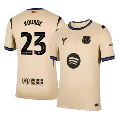 KOUNDE #23 Barcelona Away Soccer Jersey 2025/26 -UCL - Soccerdeal
