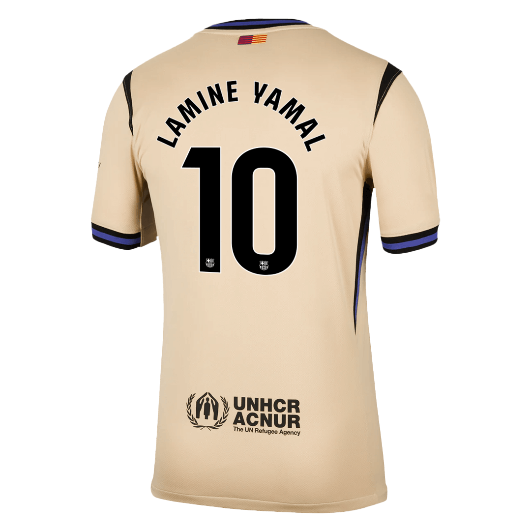 LAMINE YAMAL #10 Barcelona Away Soccer Jersey 2025/26 - Soccerdeal