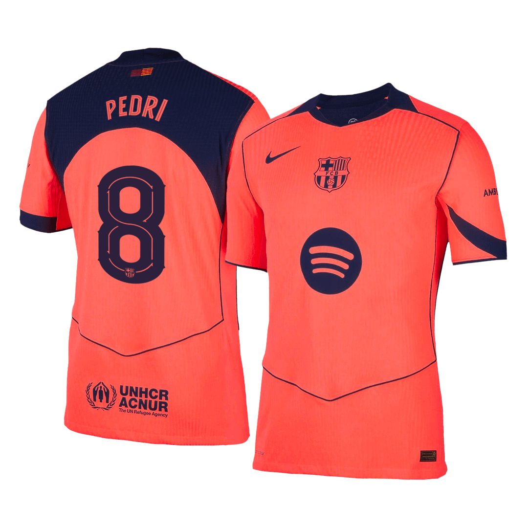 PEDRI #8 Barcelona Third Away Soccer Jersey 2025/26 - UCL Player Version - Soccerdeal