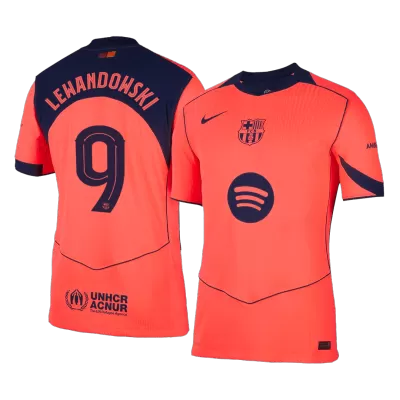 Authentic LEWANDOWSKI #9 Barcelona Third Away Soccer Jersey 2025/26 - UCL - Soccerdeal