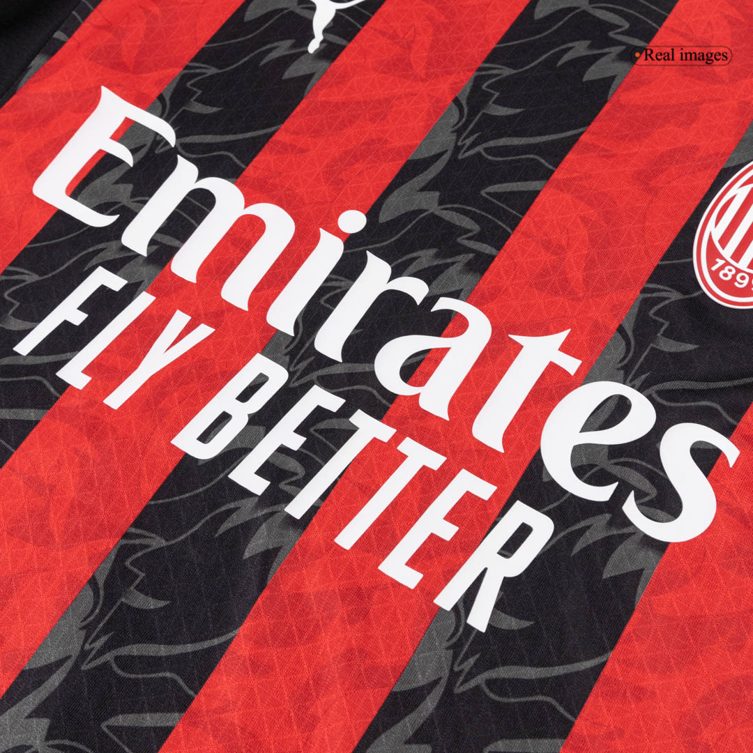 Authentic AC Milan Home Soccer Jersey 2025/26 - Soccerdeal