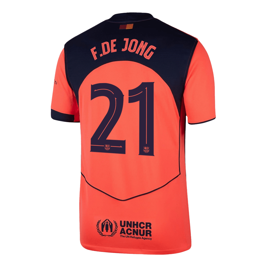F.DE JONG #21 Barcelona Third Away Soccer Jersey 2025/26 -UCL - Soccerdeal